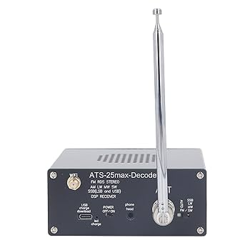 Amazon.co.jp: ATS 25max フルバンドラジオレシーバー、FM AM